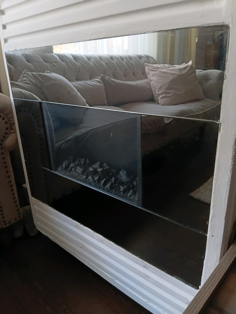 aynalı elektrikli şömine - 7