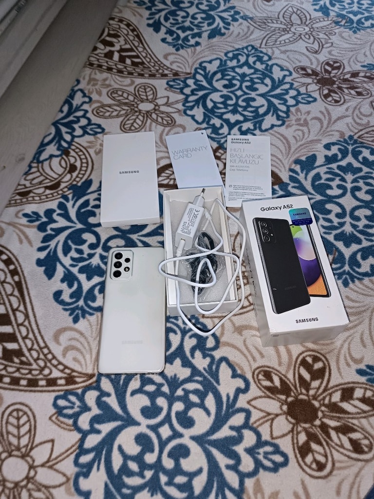 samsung a52 128gb hafiza 8gb ram yurtiçi cihazı ciftsimli NFC var - 14