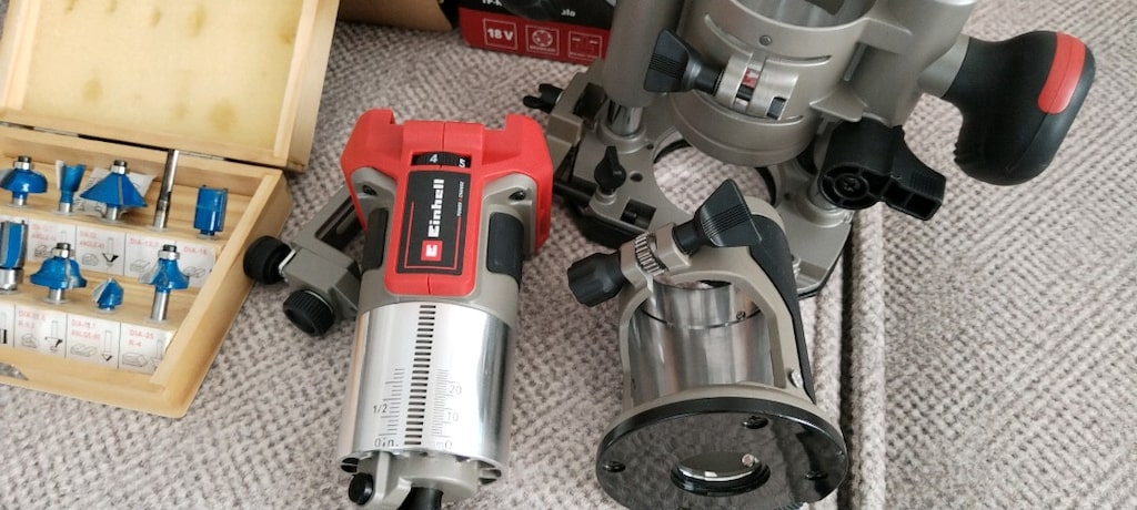 einhell sıfır akülü tam takım freze seti - 2