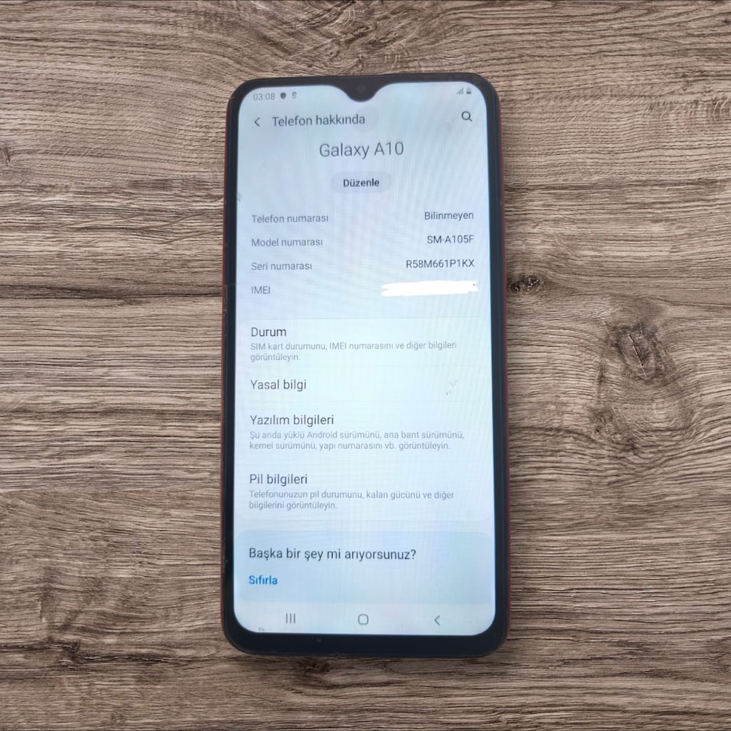 SAMSUNG A10 32GB 2GB RAM SORUNSUZ CİHAZ TR - 3