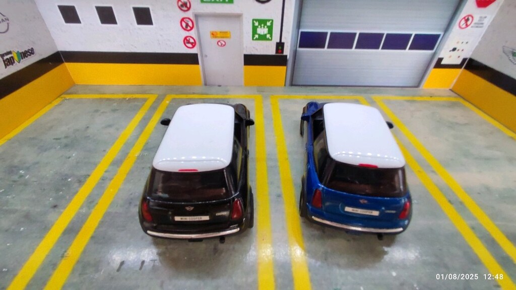 Mini Cooper S modeli metal diecast oyuncak araba - 4