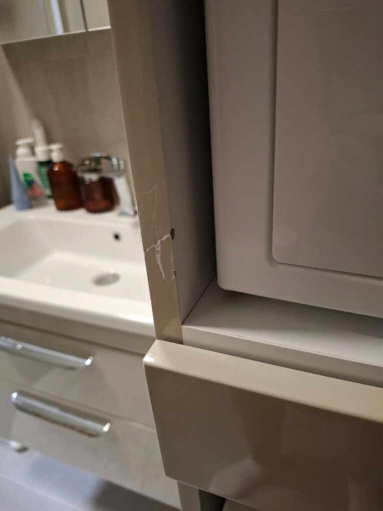Çamaşır makinesi ve kurutma makinesi dolabı (vizon renk) - 5