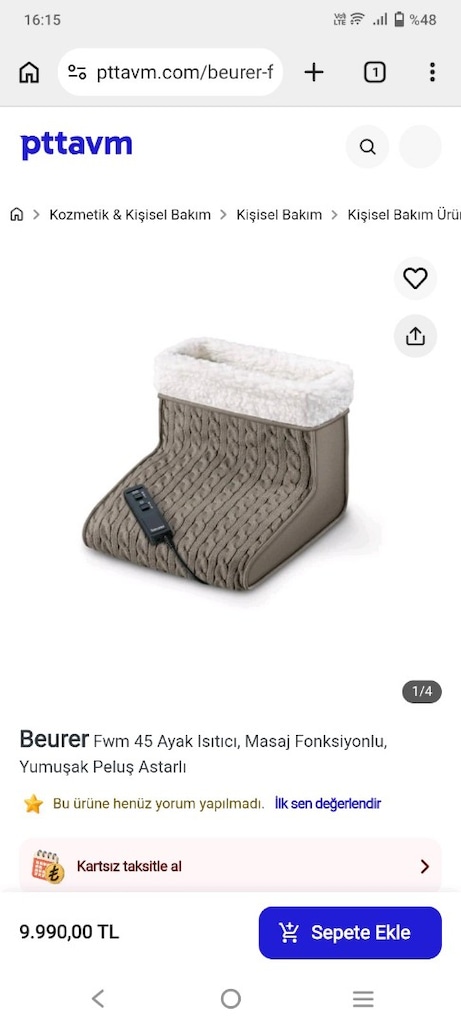 beurer ayak ısıtıcılı masaj aleti - 2