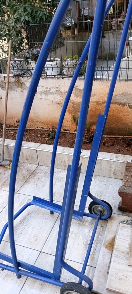 el arabası beyaz eşya tüp su taşımak için - 2
