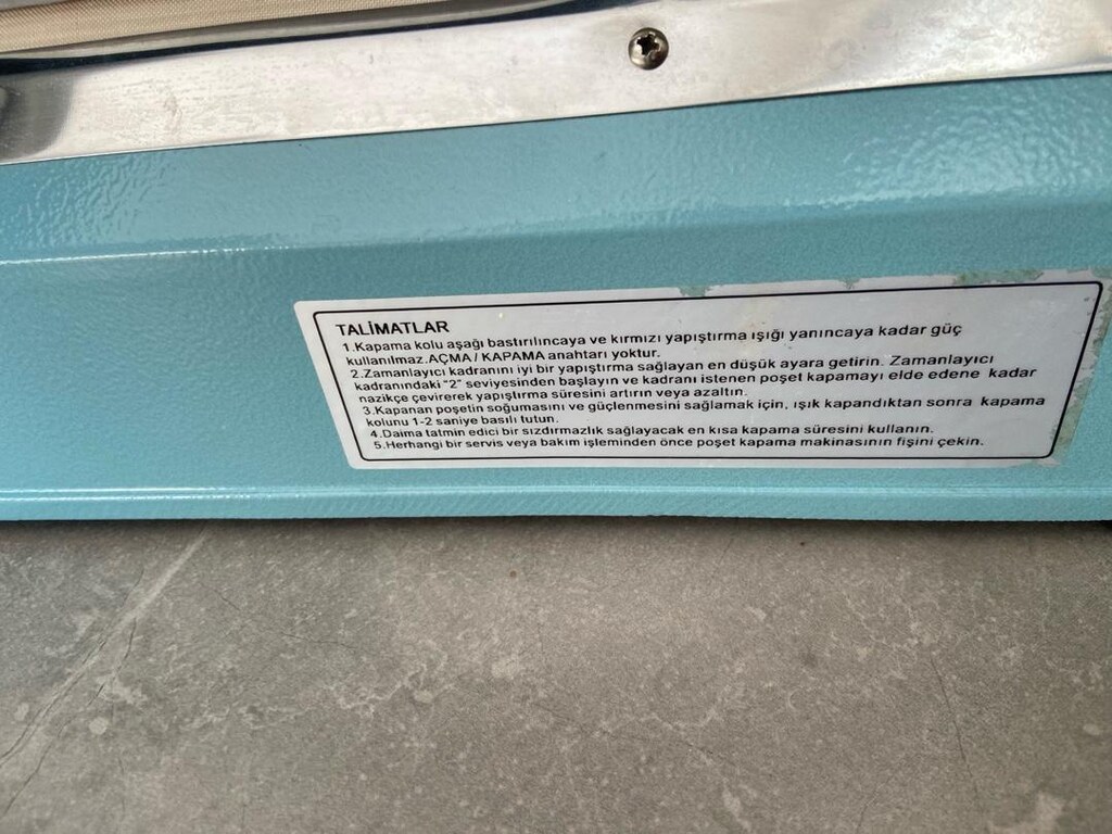 Poşet ağzı yapıştırma kapama makinesi Btother PSC300 - 4