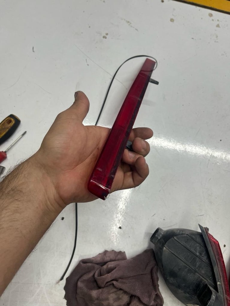 Ledli Stop Lamba Uzun Spoıler 3.stop Spoiler Spoyler Işığı Işığı 38cm - 5