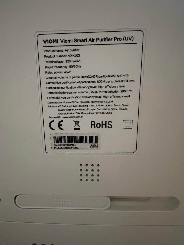 Viomi Smart Air Purifier Pro (UV) hava temizleyici cihaz - 2