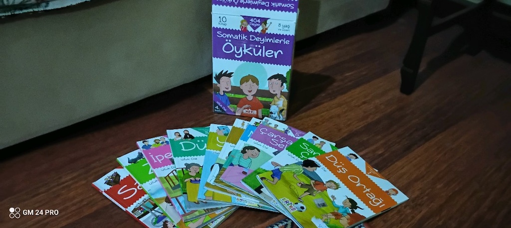 KEY Yayınları - Somatik Deyimlerle Öyküler (10 Kitaplık Kutulu Set - U - 3