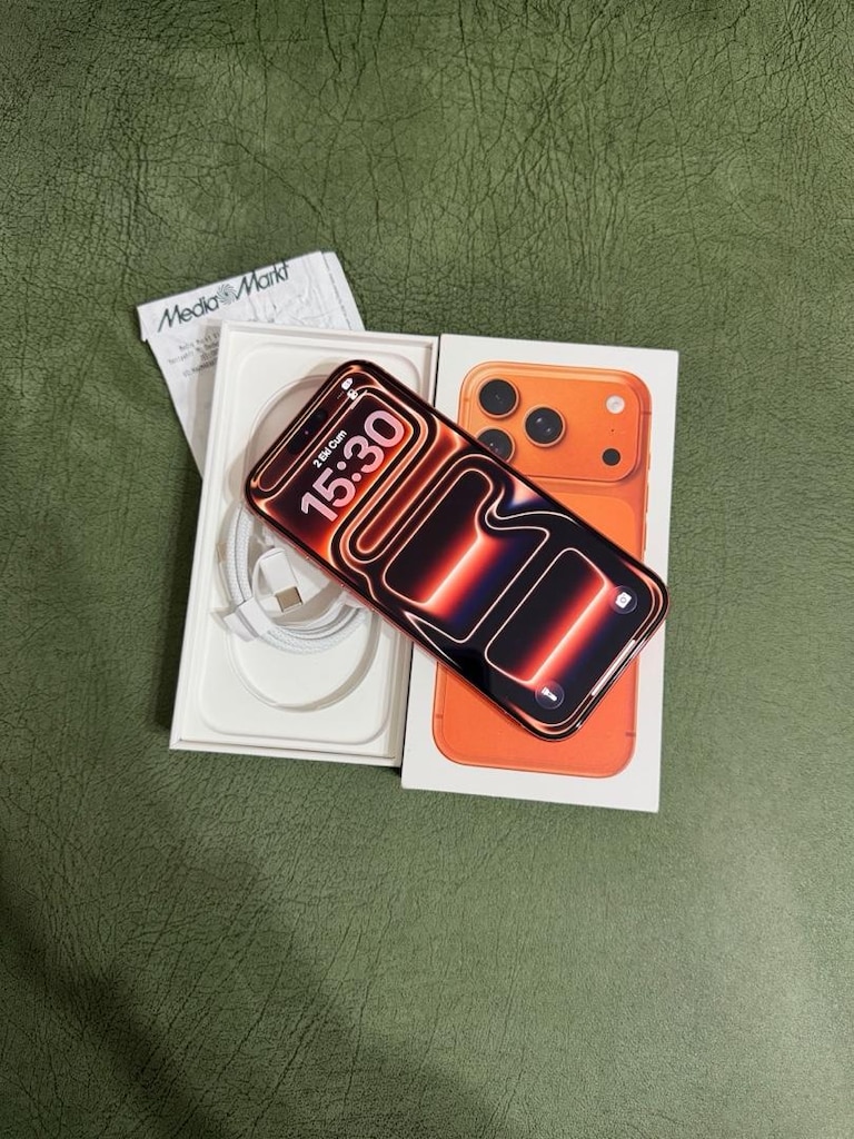 iphone 17pro (18 ay garantili pil 100) - 3