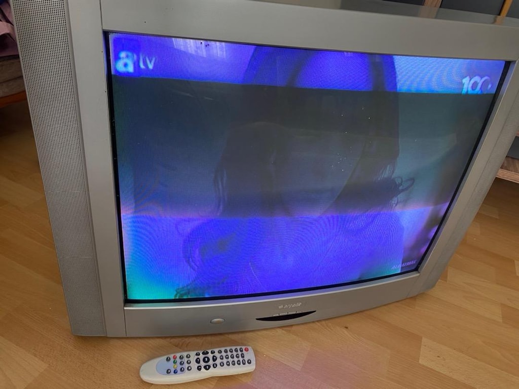 Tüplü tv televizyon 70 ekran büyük gri renk - 3