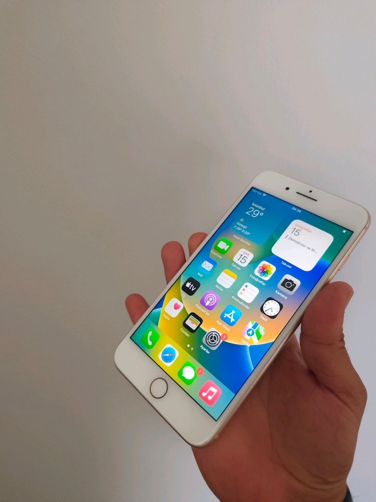 İPHONE 8 PLUS 64 GB TR CİHAZI PİL 71 TAMİRSİZ İŞLEMSİZ - 3