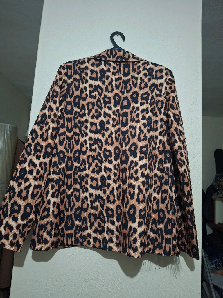 leopar desenli ceket - 3