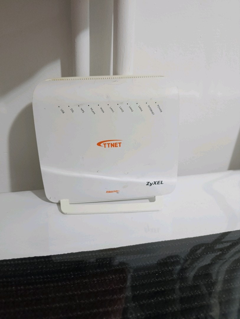 Temiz Çalışır Durumda ZyXEL VDSL/ADSL Modem + Adaptör - 3
