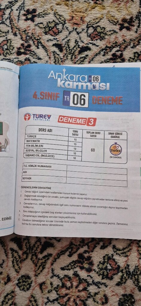 4. sınıf deneme seti - 3