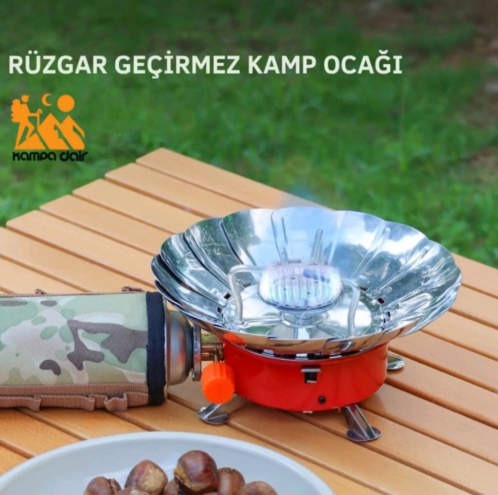 kamp ocağı kendinden çakmaklı + 3 gaz kartuşu, FİYAT SONDUR - 3
