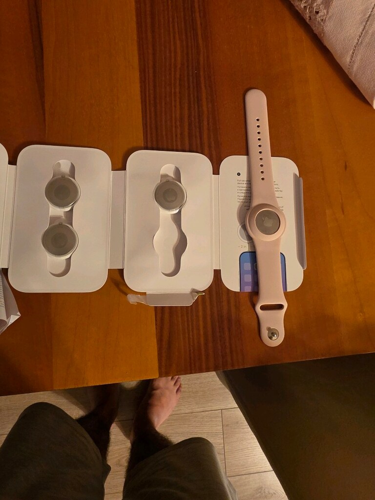 Sıfır 4 lü orijinal Airtag bileklik+ anahtar hediyeli - 5