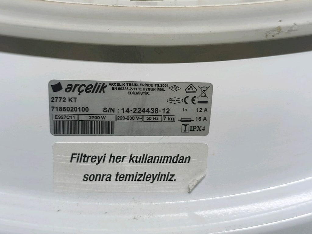 TEKNİK SERVİSTEN ARÇELİK KURUTMA MAKİNESİ - 7