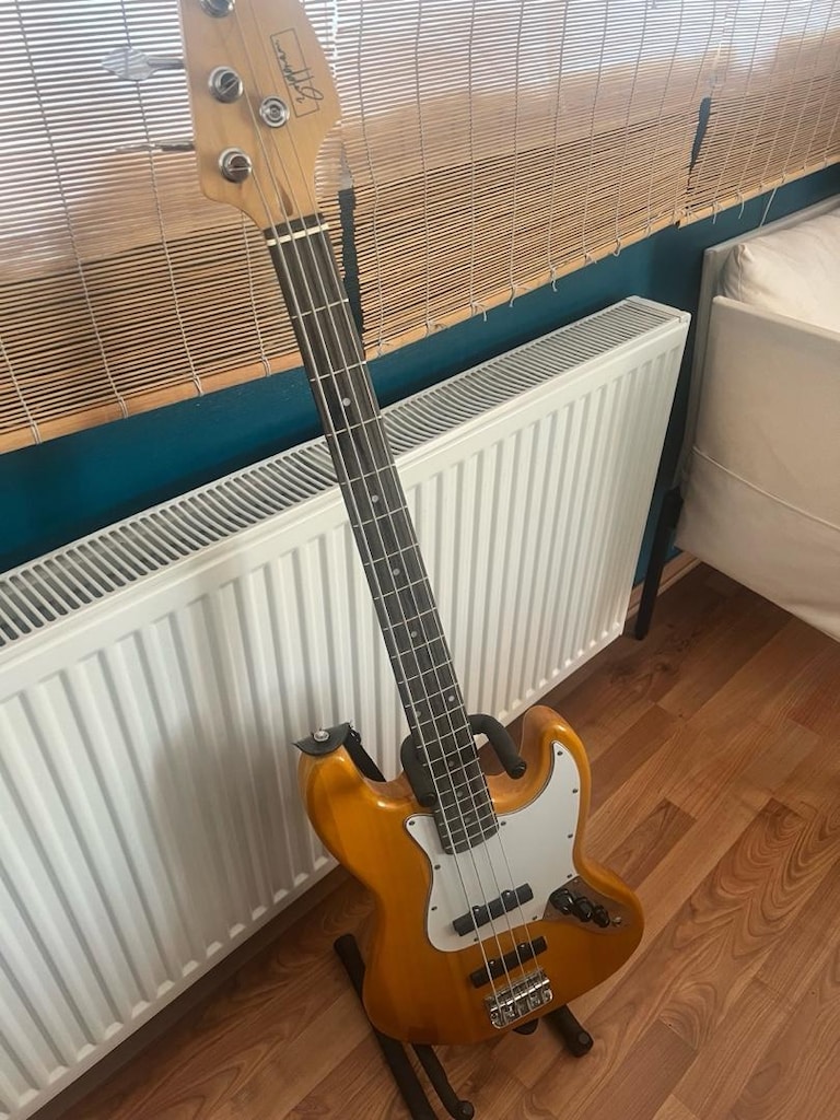 Sıfır Ayarında Bas Gitar Seti–Zoppran Bas Gitar+TG-15 Amfi+askı+stand - 2