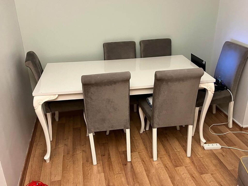 yemek masası +6 sandalye - 2
