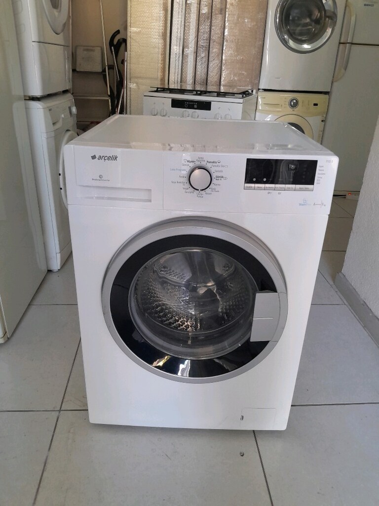 sıfır ayarında arçelik marka 9 kiloluk çamaşır makinesi tertemiz - 3