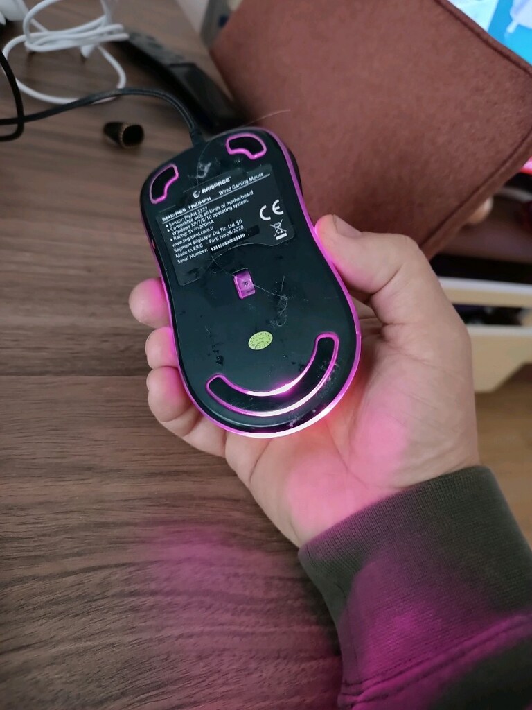 RAMPAGE SMX-R65 Triumph Usb RGB Işıklı 12400dpi Gaming Mouse Siyah - 3
