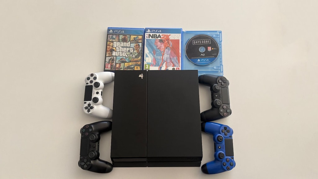 Sony PS4 Fat Kasa 500 GB + 4 Kol + 4 Oyun | Full Set - 4