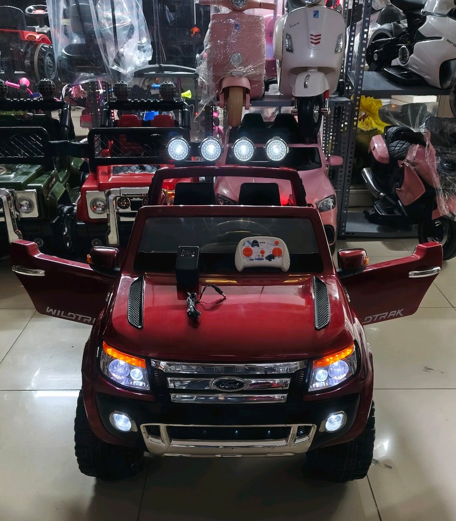 (LİSANSLI FORT RANGER)3 İLERİ 12+12 2 MOTORLU AKÜLÜ ARABA