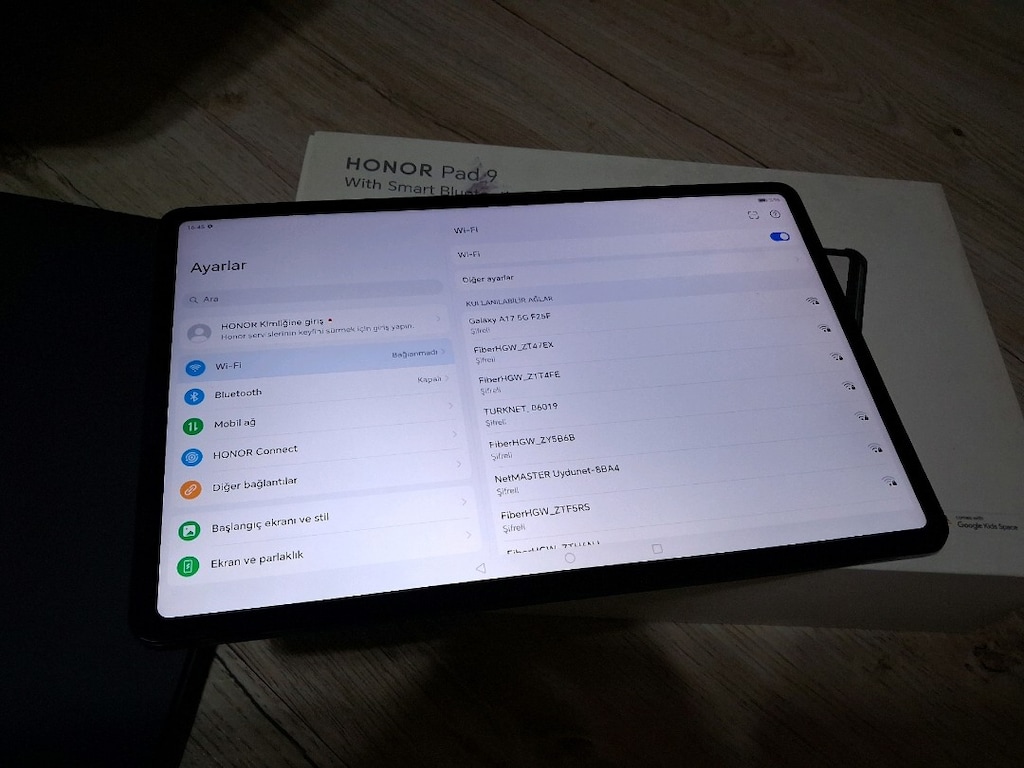 YURTİÇİ 256GB 8RAM 12.1İNÇ ORJİNAL TABLET HONOR PAD 9 - 4