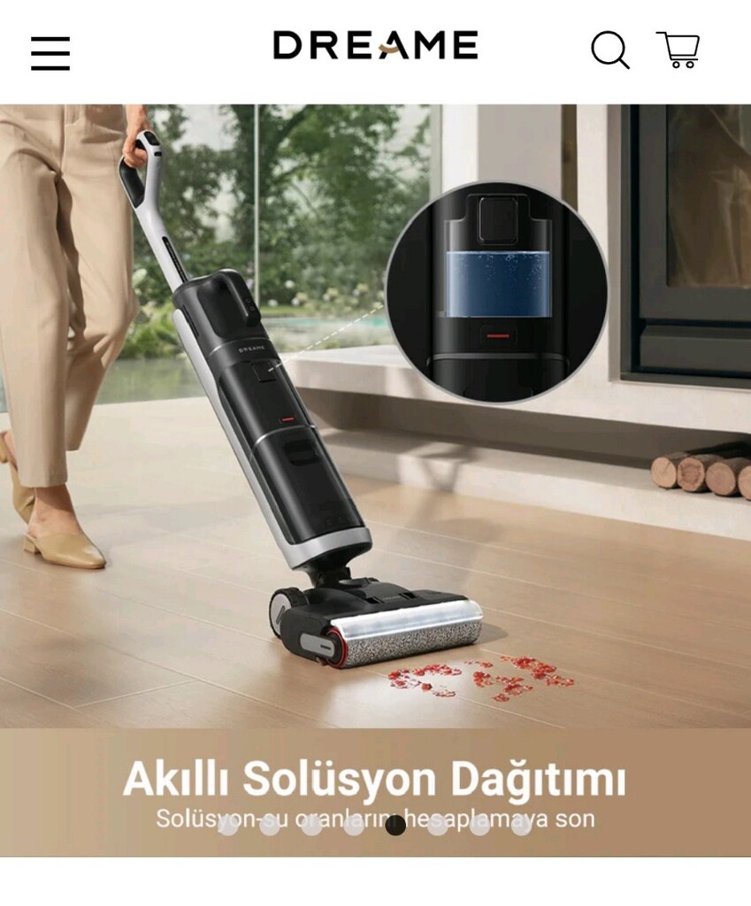 dreame ıslak kuru h14 dual şarjlı süpürge - 6