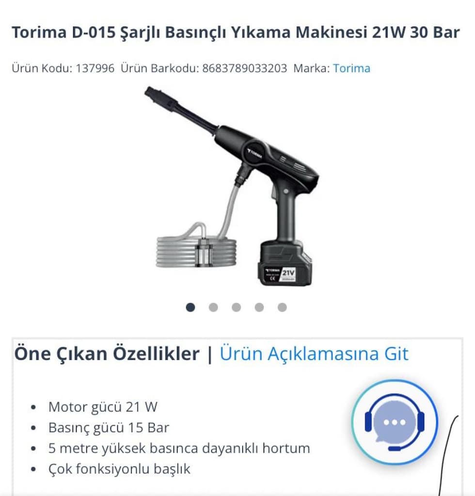 Araç yıkama su tabancası - Torima - 2