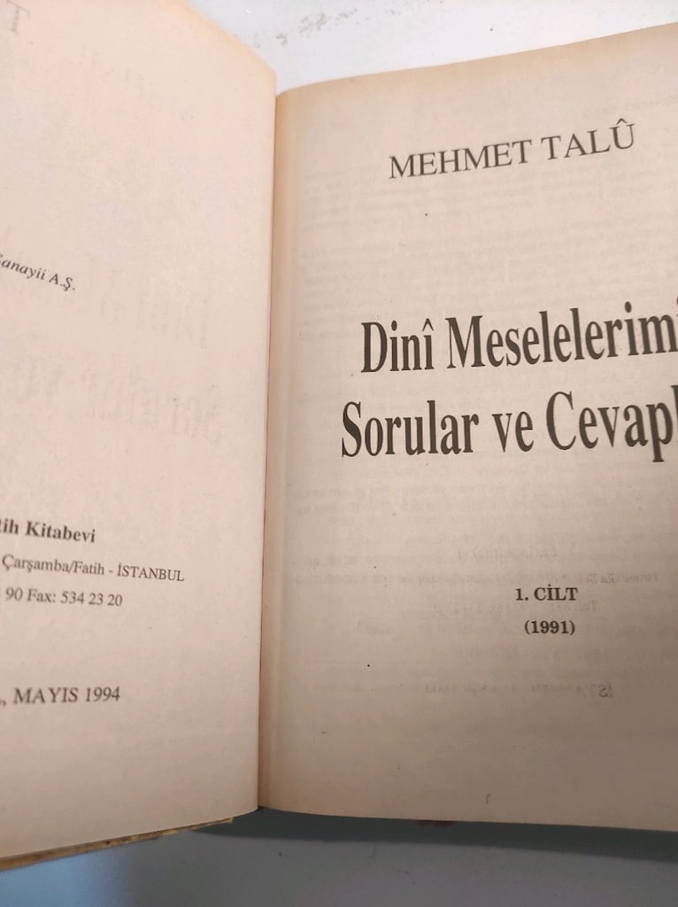 Dini Meselelerimiz Mehmet Talu 5 cilt - 18