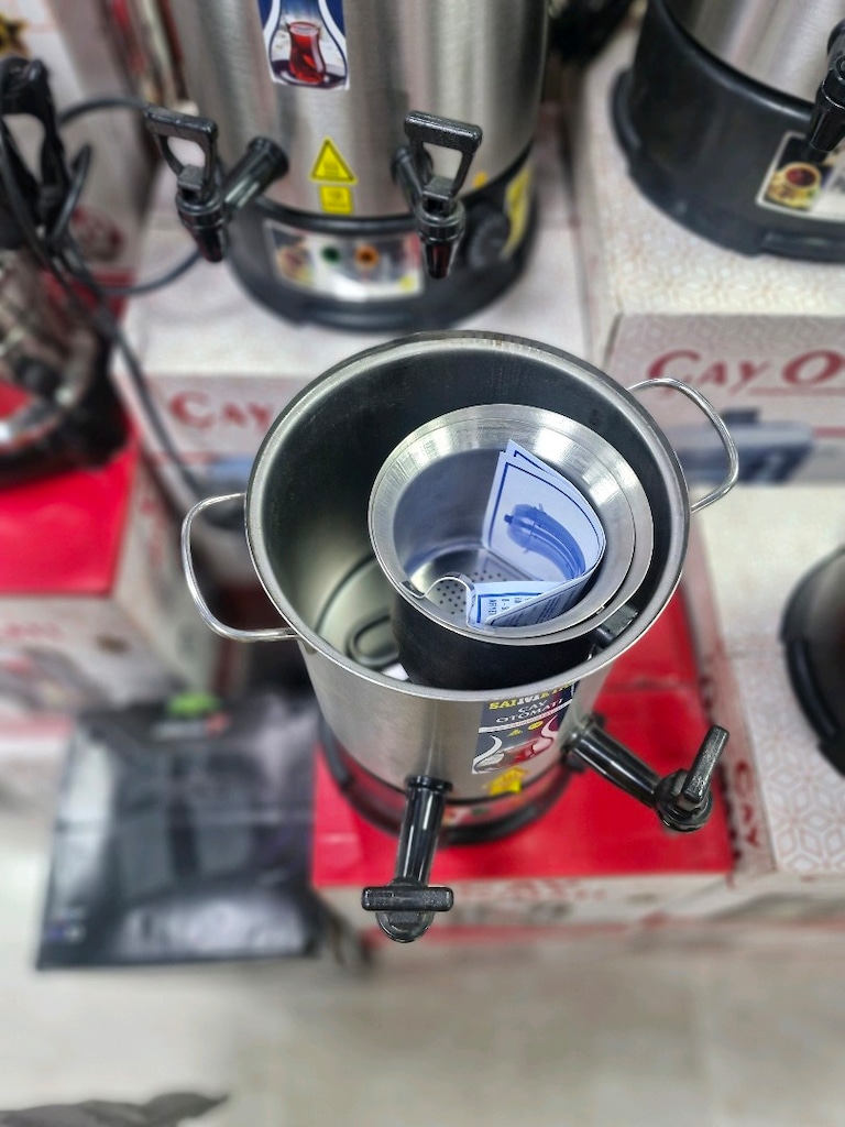 Saim metal çay otomatı 80 bardak - 3