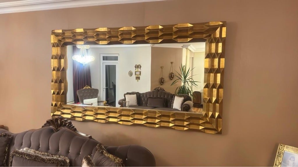 Acil Satılık Varak Çerçeveli Kristal Ayna - 3