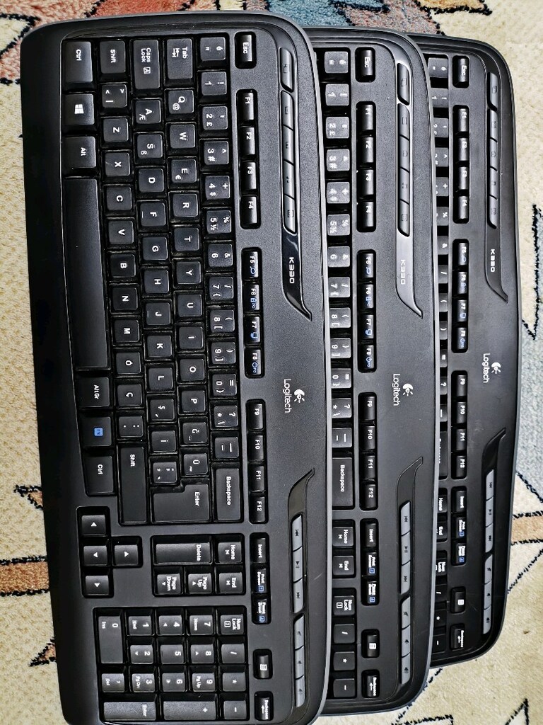 çeşitli Logitech klavyeler - 5