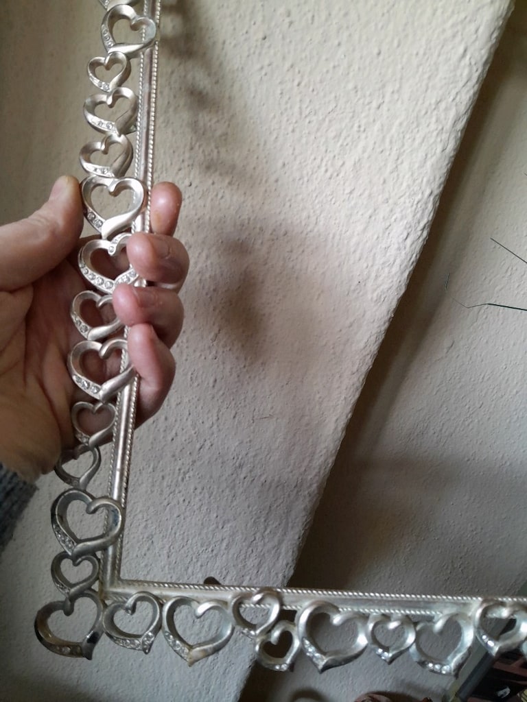 kalpli,taşlı metal çerçeve - 4