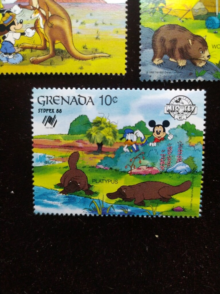 WALT DİSNEY TEMALI DAMGASIZ MNH PUL KOLEKSİYONU - 5