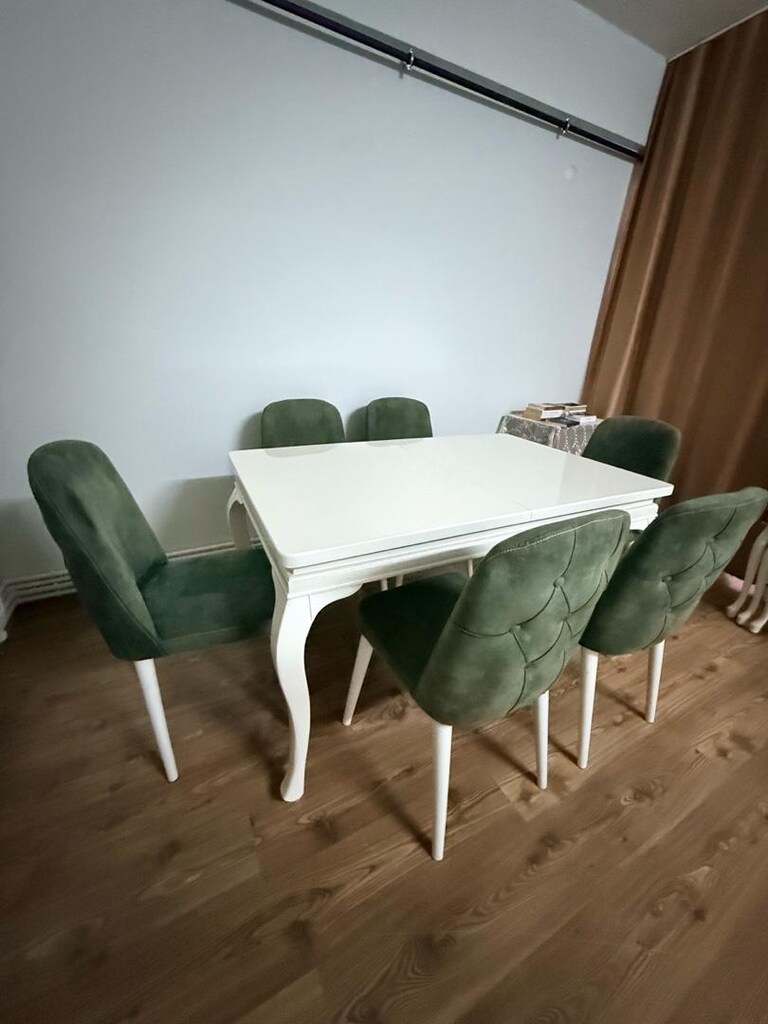 ACİL - 6 Kişilik Yemek Masa Sandalye Takımı - 13
