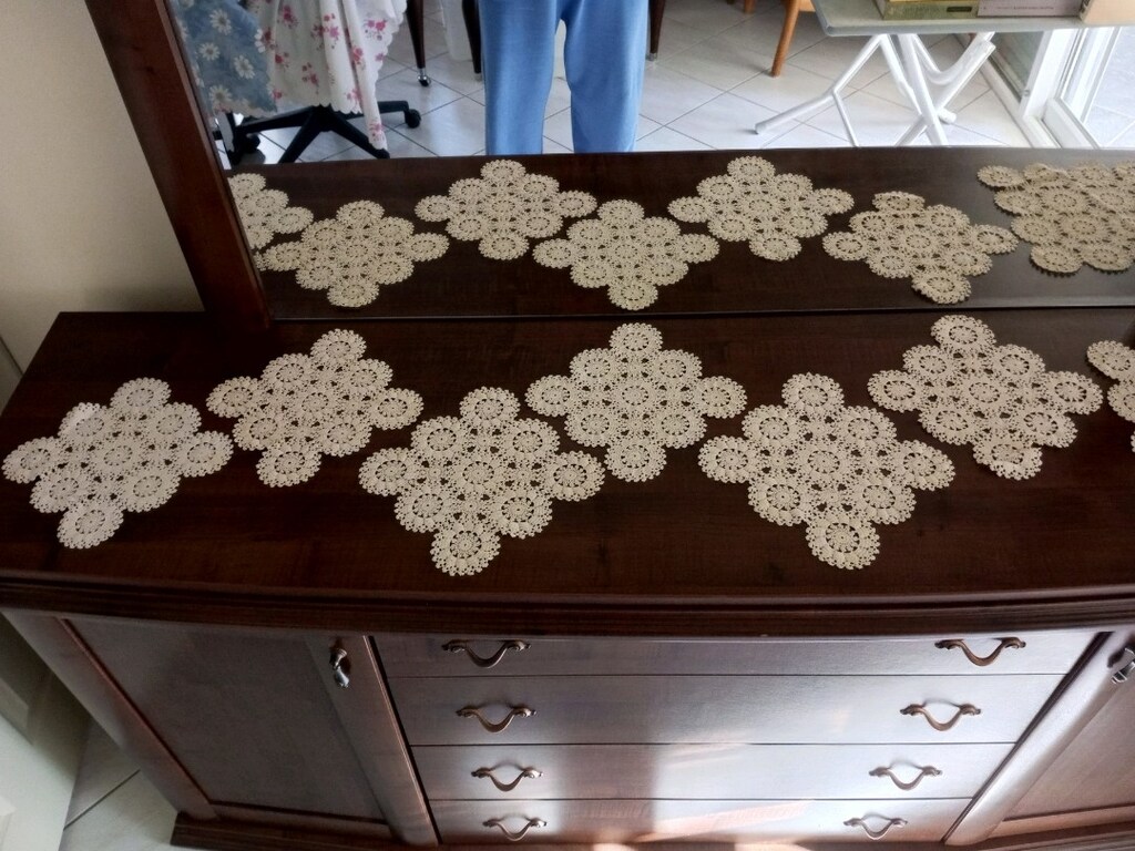 7 parça dantel salon takımı - 3