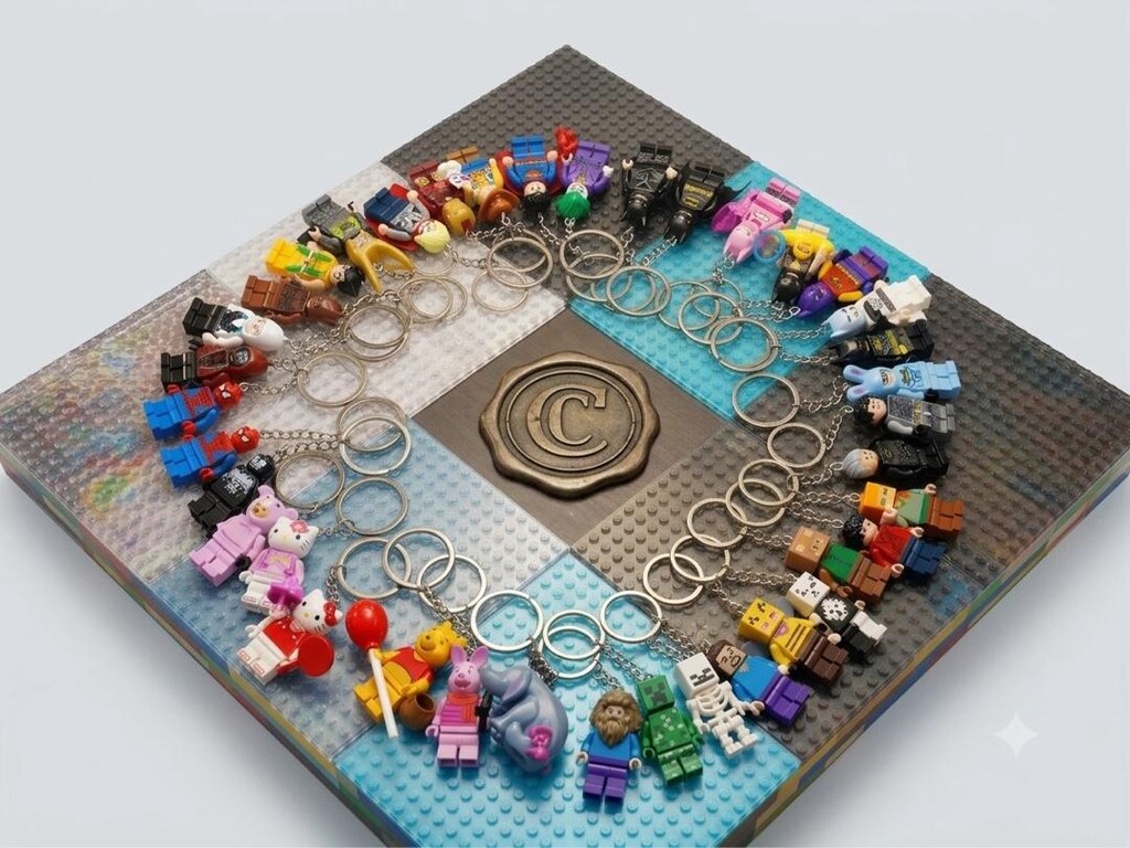 Lego Avengers, Minecraft, Marvel, Dc Anahtarlık - 7