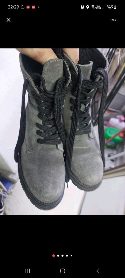 Nine west bayan çizme bot. 37 numara. Diğer 37 numara bambi hediye.