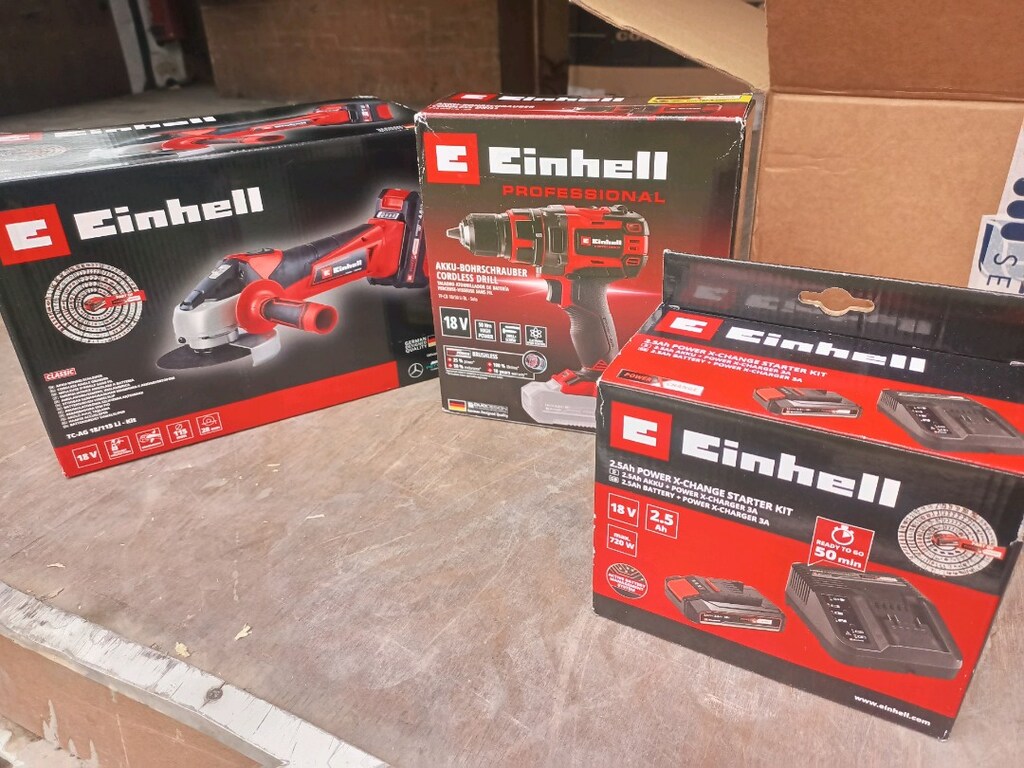Einhell 18 Volt Şarjlı Avuç Taşlama ve Kömürsüz Matkap Seti - 2