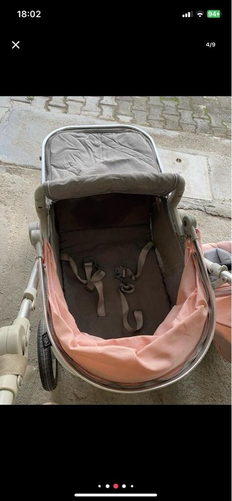 babyplus pembe bebek arabası - 4