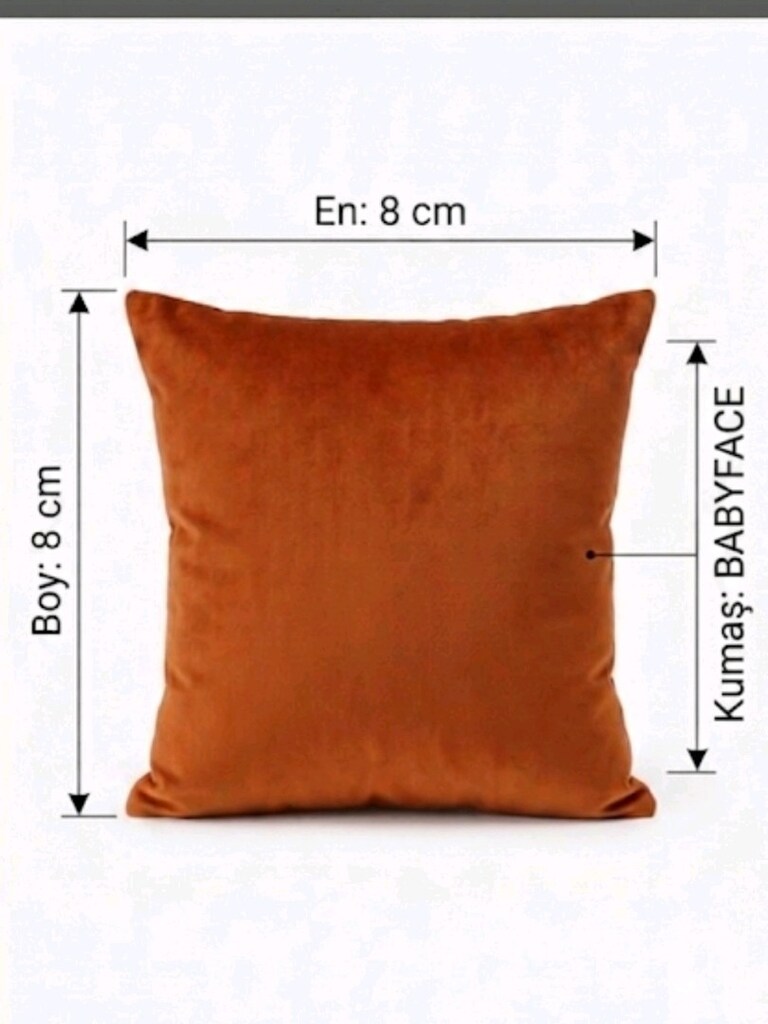 saat yastığı kadife 10 - 6