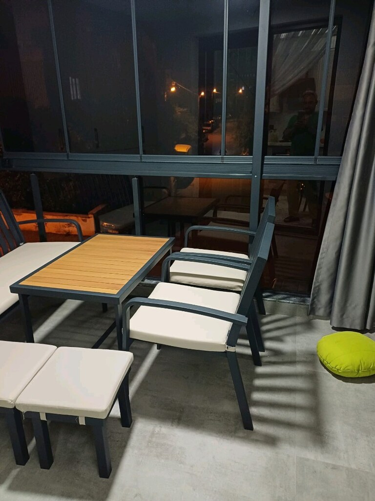Aliminyum balkon/bahçe oturma gurubu - 3