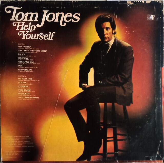 Dönem baskı-TOM JONES /Help Yourself LongPlay (33 lük)