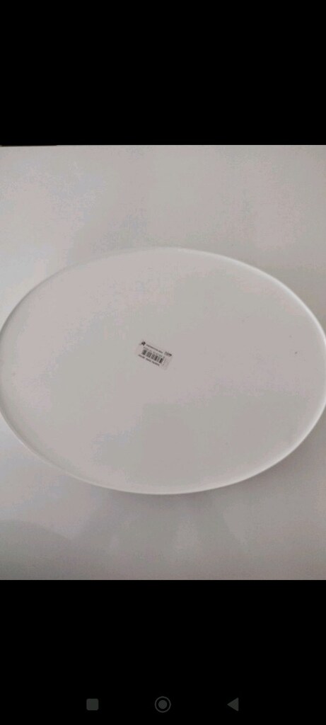 Beyaz Oval Tepsi - 5