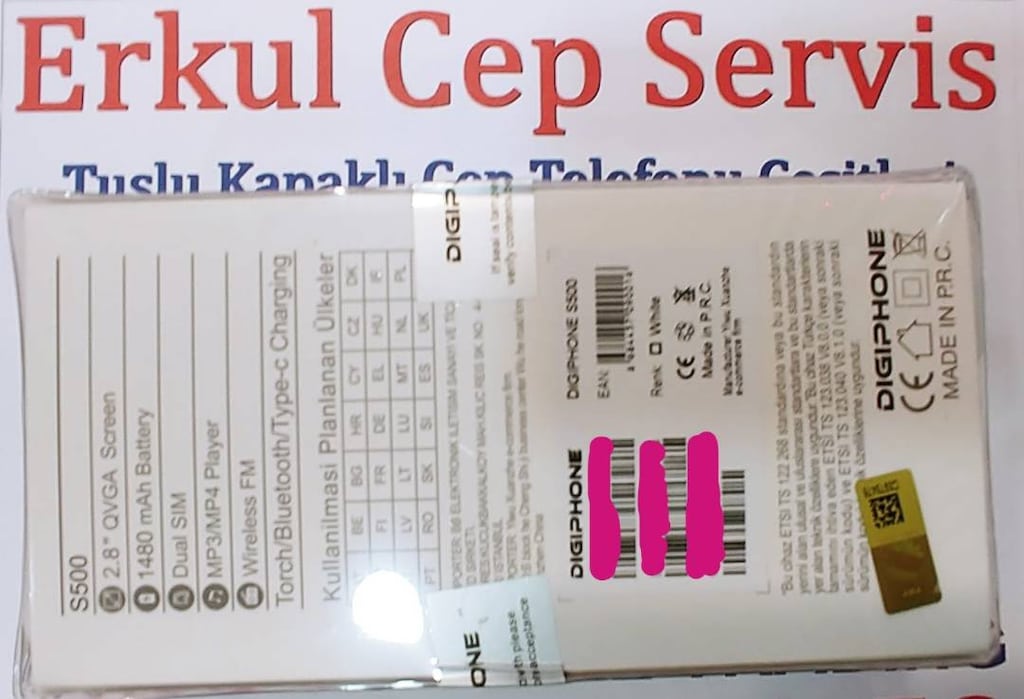 S500 KAMERASIZ 2 YIL GARANTİLİ BÜYÜK EKRAN TUŞLU ASKER ÖĞRENCİ TLF - 12