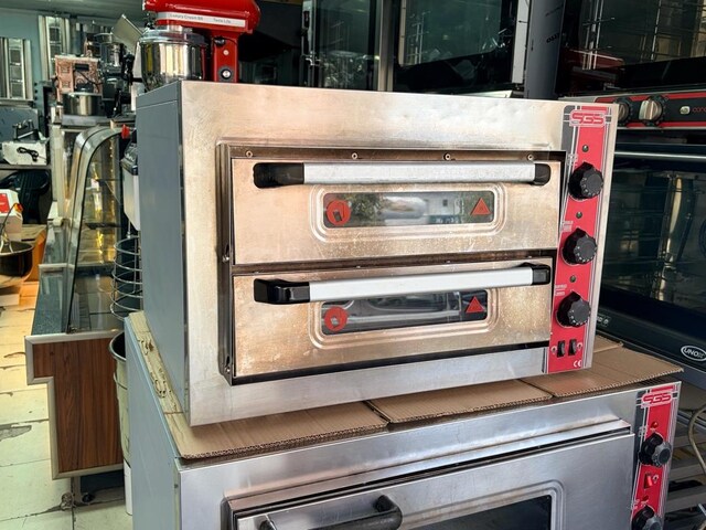 SGS 50x50 Çift Katlı Pizza Fırını / Elektrikli Pide Lahmacun Pizza