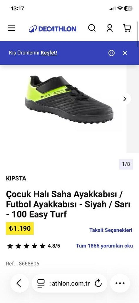 Erkek çocuk futbol spor ayakkabı - 6