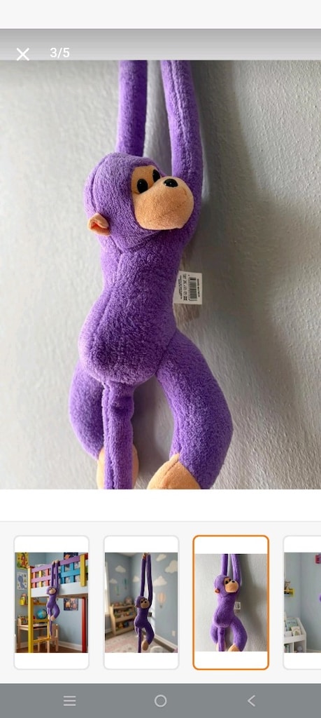 peluş oyuncak maymun - 3
